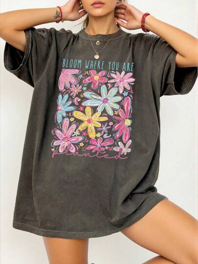 T-shirt Fantaisie “Jardin Enchanté” – Unisexe